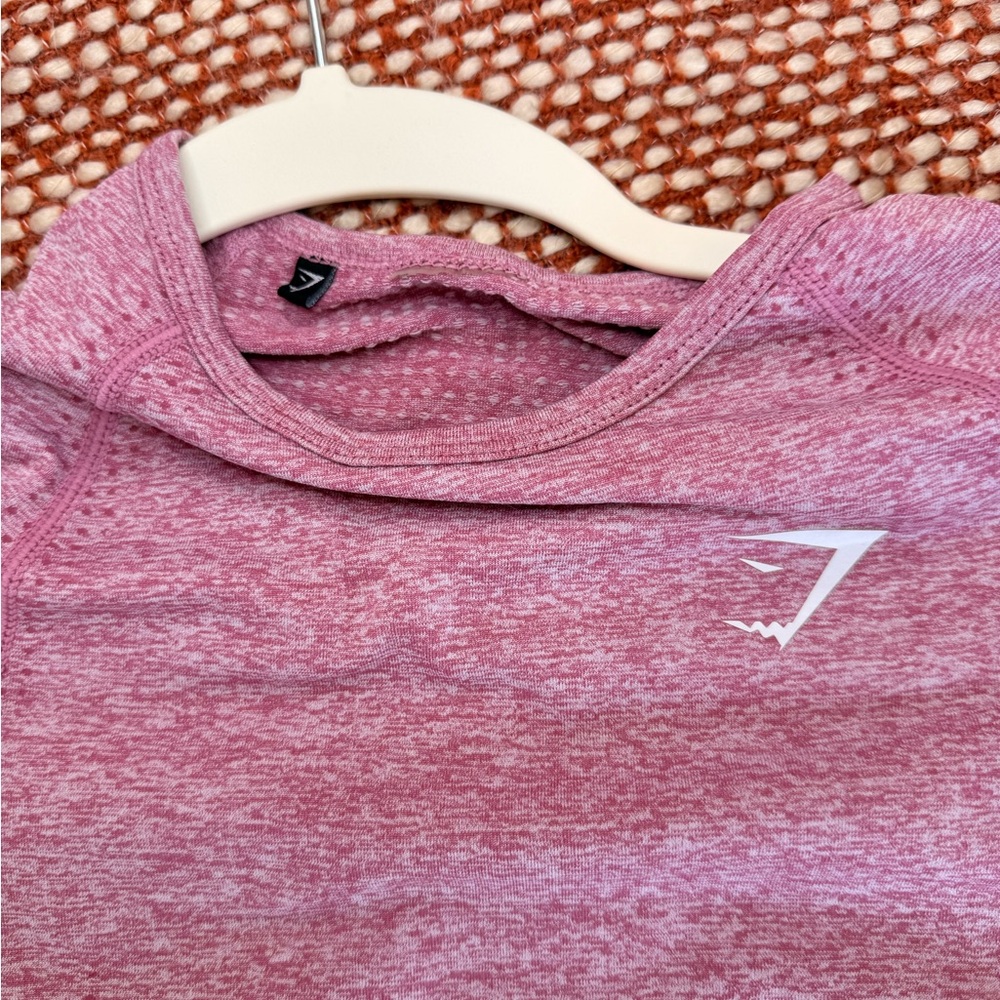 Gymshark Vital Seamless Purple Full Length Long Sleeve, Size Medium - Picture 5 of 7